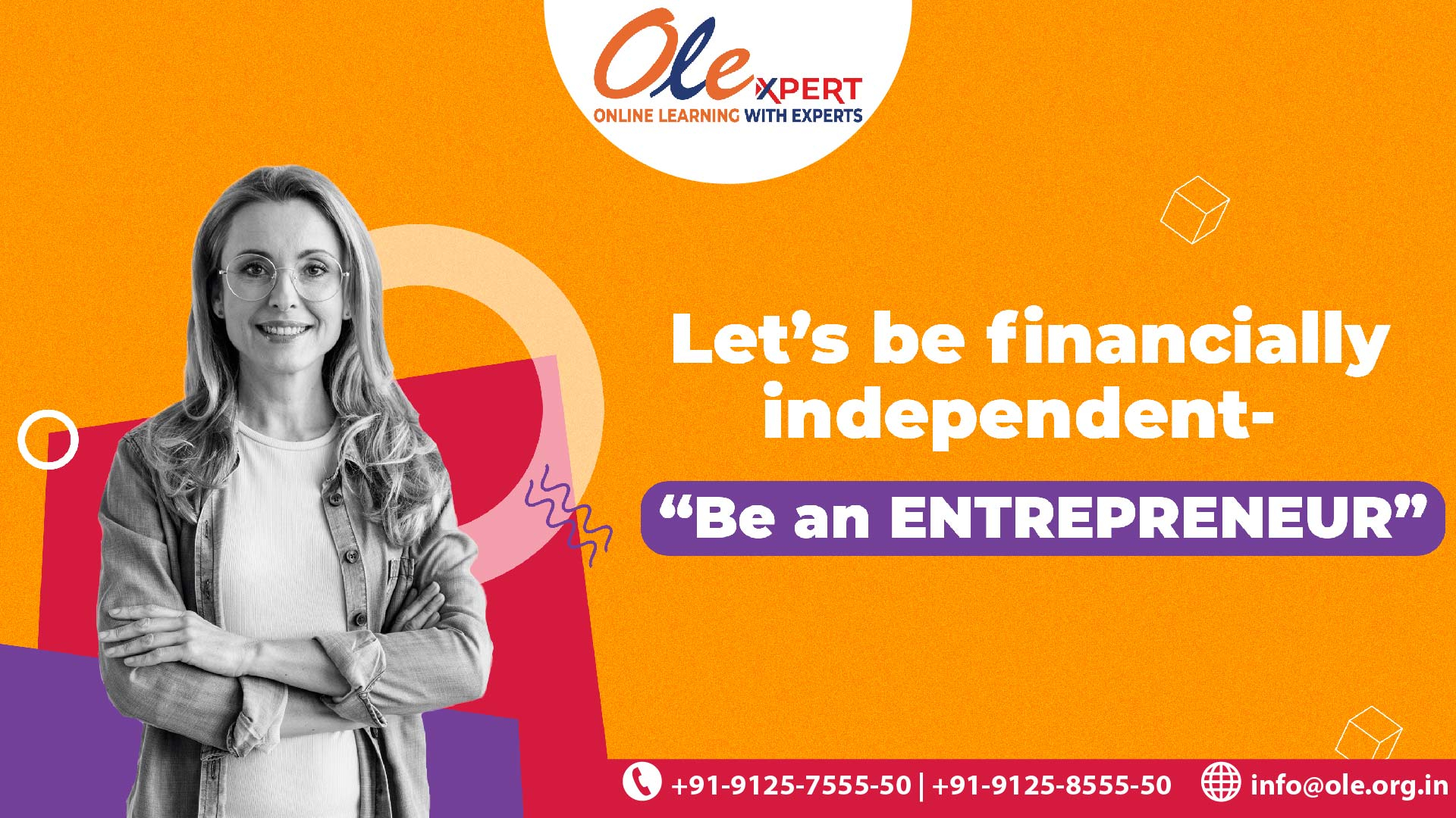 Let’s be financially independent- “be an ENTREPRENEUR”
