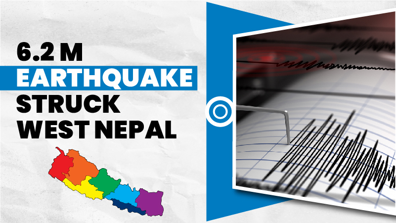 6.2 M earthquake struck west Nepal